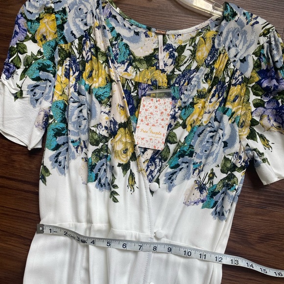 Free People Jaimie Floral Midi Dress— Size XS - Picture 2 of 8